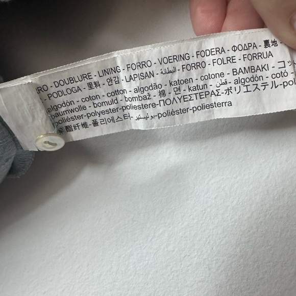 ZARA Blue Palm Tree Button-Up Shirt | Size M - Picture 6 of 14